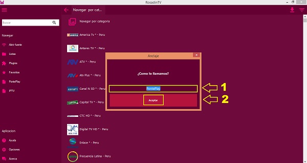 anclar a navegacion rosadin tv 3