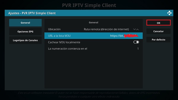 instalar kodi paso 22